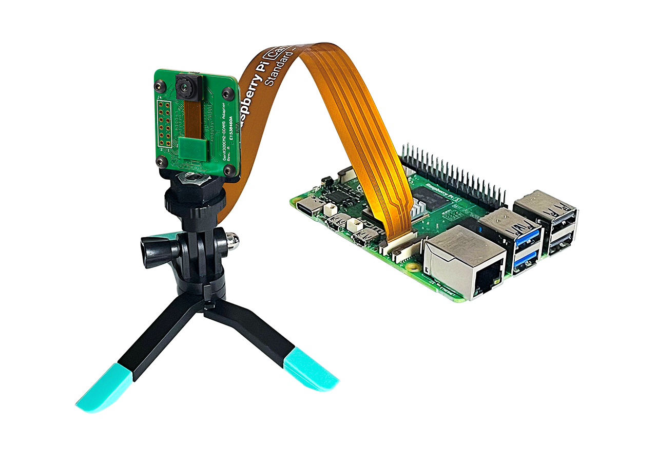Prophesee Starter Kit GenX320 for Raspberry Pi 5 - Compact Flex Optical Module (CM2)