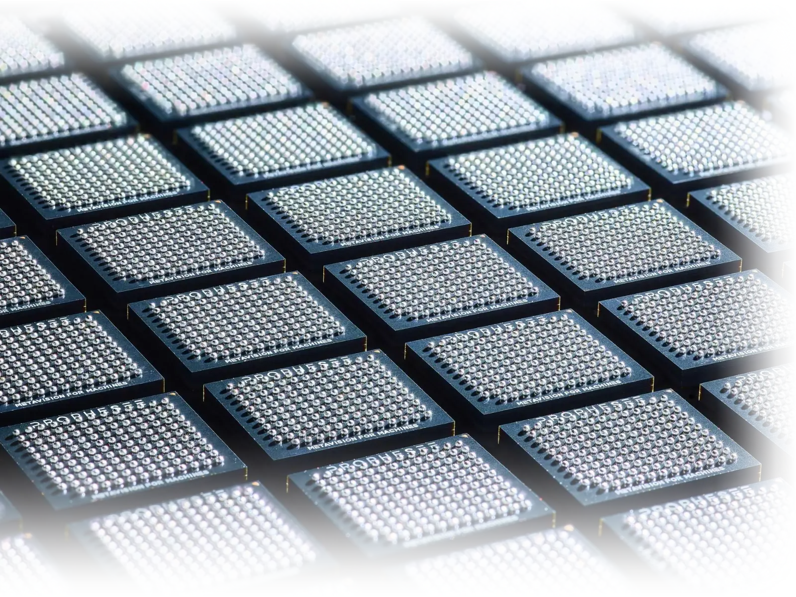 Prophesee Event-Based Vision sensors on a wafer Prophesee Event-Based Vision sensors on a wafer